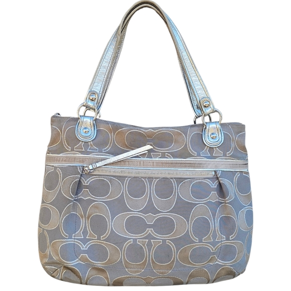 Coach Gray Shoulder Bag - Picture 4 of 6